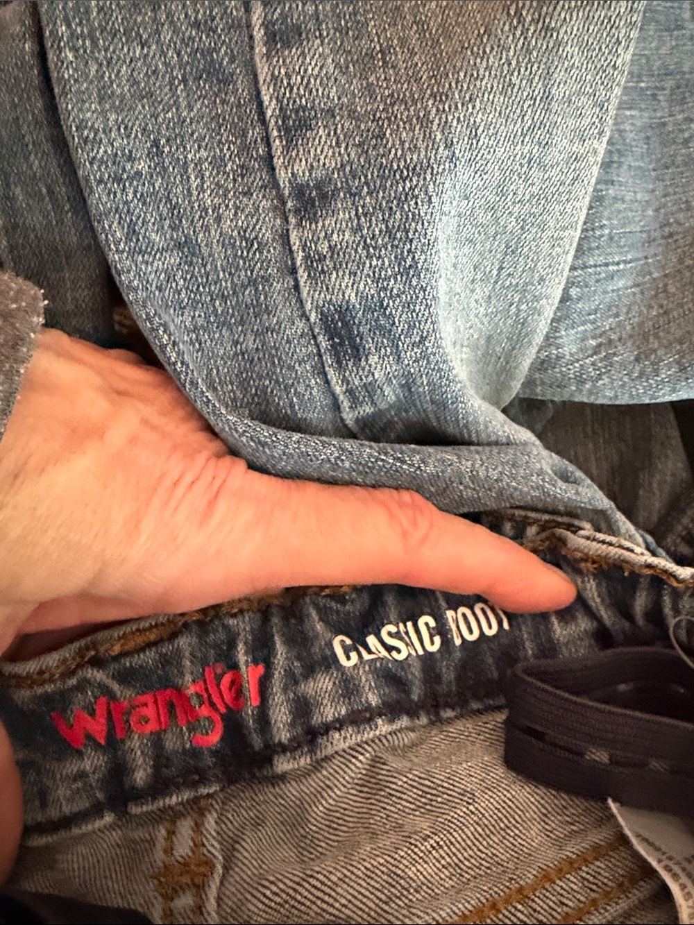 LOT WRANGLER Classic Boot Cut Boys Jeans Lot Adjustable Waistband Size 5 Regular - Picture 4 of 8